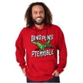 thumbnail image 5 of Funny Dino Puns Are Pterrible Joke Hoodie Sweatshirt Women Men Brisco Brands S, 5 of 6