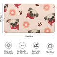 thumbnail image 3 of Pug and Donut Bathroom Rugs Mat,Non Slip Microfiber Bathroom Rug,Rubber Backing,Soft Bathroom Mats for Bathroom Floor,Tub and Shower,17x30in(43x75cm), 3 of 5