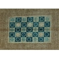 thumbnail image 1 of Ahgly Company Indoor Rectangle Abstract Light Blue Modern Area Rugs, 2' x 4', 1 of 4