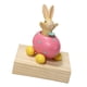 thumbnail image 1 of Adorable figura de conejito de Pascua, estatua de conejo, modelo de animal coleccionable de resina para Rosa, 1 of 9