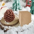 thumbnail image 2 of XMMSWDLA Christmas Pine Cone Candles Christmas Pinecone Candle Decorations Real Wax Unscented Candle for Thanksgiving Christmas Winter Holiday Decoration, 2 of 7