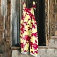 thumbnail image 2 of Riecok Wide Leg Jumpsuit for Women Sleeveless One Piece Rompers Casual Beach Vacation Overalls with Pockets, 2 of 5