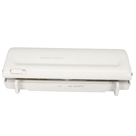Paper Punch Adjustable Spacing 3 Hole 6 Hole 9 Hole Prevent Slip DIY Hole Paper Punch for Office School Studio White