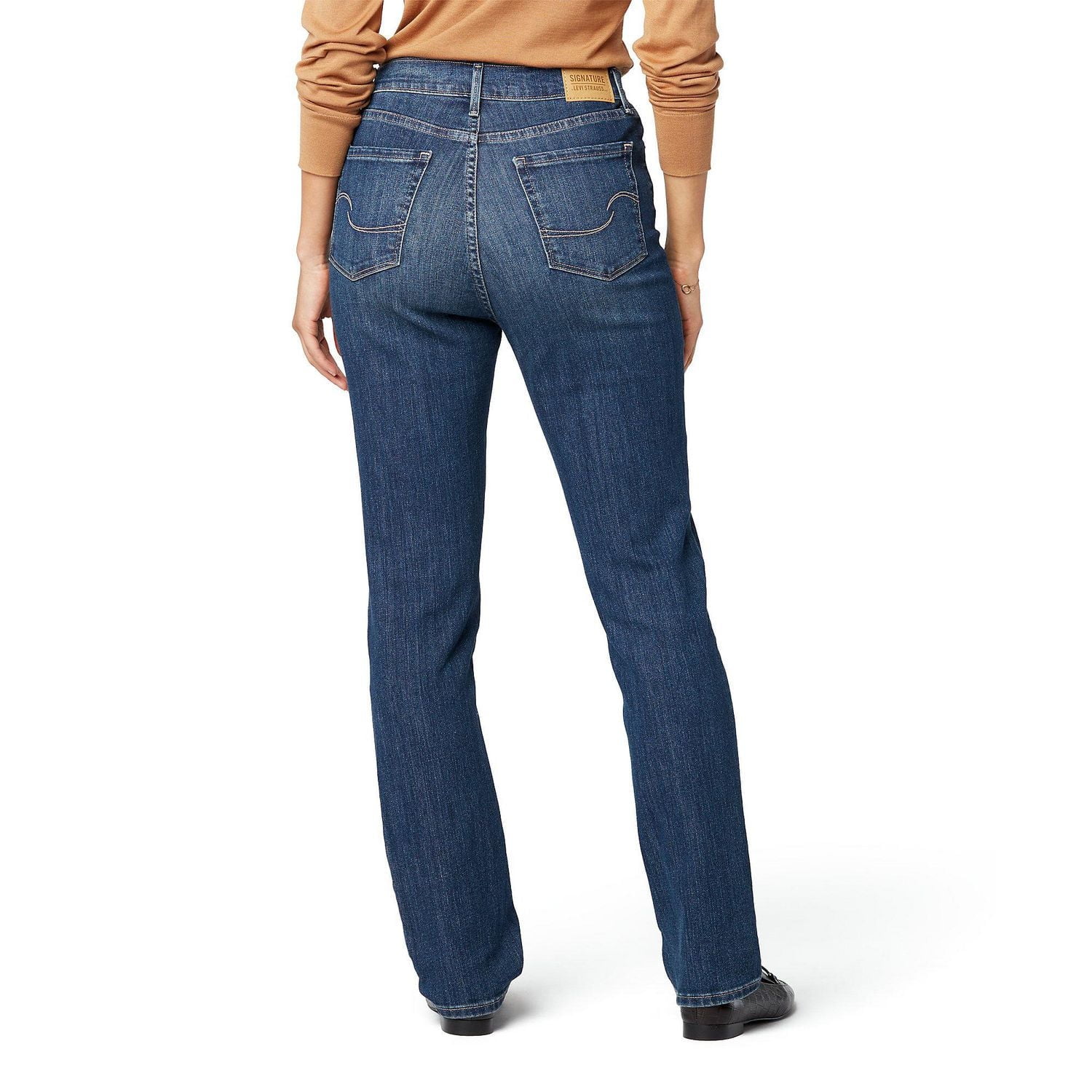 Levi Strauss Signature™ Women's High Rise Straight Jeans, Available sizes: 2 – 18