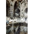 thumbnail image 2 of Tissot, James Jacques 13x18 White Modern Wood Framed Museum Art Print Titled - Pool of Bethesda, 2 of 4