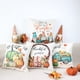 thumbnail image 2 of Fundas de almohada de otoño, 18x18, Juego de 4 fundas de almohada rústicas para vacaciones de otoño, almohadas de calabaza de gnomos de granja, 2 of 5