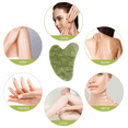 thumbnail image 3 of TIFOR Natural Jade Roller Gua Sha and Face Roller for Face Facial Massage Skin Care Tools, 3 of 5