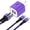 Purple, variant on Type C Charger Fast Charging, Dual Port Charger Block with 2pcs USB C Cable 10FT, USB C Block Wall Charger Adapter Plug Charger Station w/ Type C Charging Cable Compatible for iPhone, Android, Blue