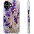 thumbnail image 1 of Funda de teléfono bemal para iPhone 17, silicona morada vintage, 1 of 8