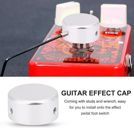 - Yosoo 1Pc Aluminum Alloy Guitar Effects Pedal Foot Switch Protective Cap with Wrench Parts , Guitar Effect Foot Switch Cap, Guitar Effect Protection Cap