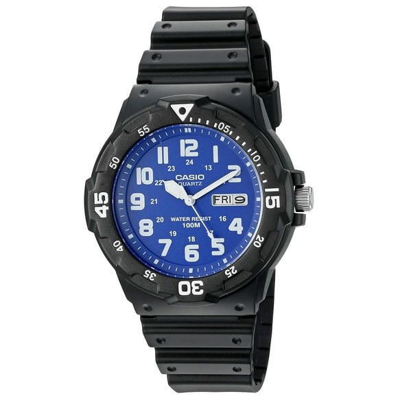 Casio Mens Dive Style Watch, Black/Blue