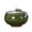 Green, variant on Creative Crack Ceramic Mini Tea Caddy Household Portable Storage Jar with Lid Cosmetic Jewelry Storage Box Gift Home Decoration