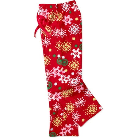 No Boundaries - Juniors Snowflake Fleece Pajama Pants