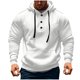 thumbnail image 2 of pstuiky camisa de manga larga para hombre, Sudadera con capucha y manga larga para hombre, estilo informal, deportiva, con cordón y bolsillos, de color liso y a la moda xl, 2 of 5