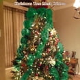 thumbnail image 4 of 2 Rolls Red Mesh Ribbon, Christmas Deco Mesh 10 Inch x 30 Feet Each Roll, Metallic Red with Foil Ribbon for Christmas Tree Decorations Halloween Party Decor Crafts Wreaths,Verde, 4 of 7