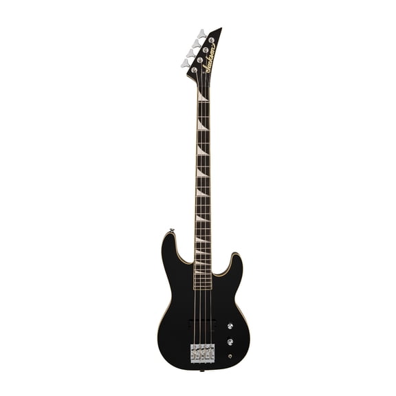 Jackson Pro Plus Limited Edition Pure Metal 4-String Concert Bass Guitar with Fishman Fluence Pickup (Gloss Black)
