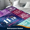 thumbnail image 3 of 30th Birthday Gifts for Women Blanket 60x50in, 30th Birthday Gifts for Her, 30th Birthday Decorations for Women, 30 Year Old Birthday Gifts for Women Sister Wife Friend Soft Warm Throw Blanket, 3 of 5