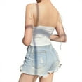 thumbnail image 3 of Liacowi Women' s Sleeveless Camisole Summer Sexy V Neck Ruched Tank Tops, 3 of 8