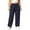 #1Navy, variant on MYAOYINo Boundaries Womens Wide Leg Sweatpants Elastic Drawstring Waist Casual Lounge Pants