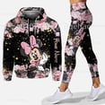 thumbnail image 2 of Conjunto deportivo 3D para mujer, suéter con capucha, pantalones de Yoga, conjunto deportivo de princesa para Yoga, moleton femenino esencial con capucha, 2 of 5