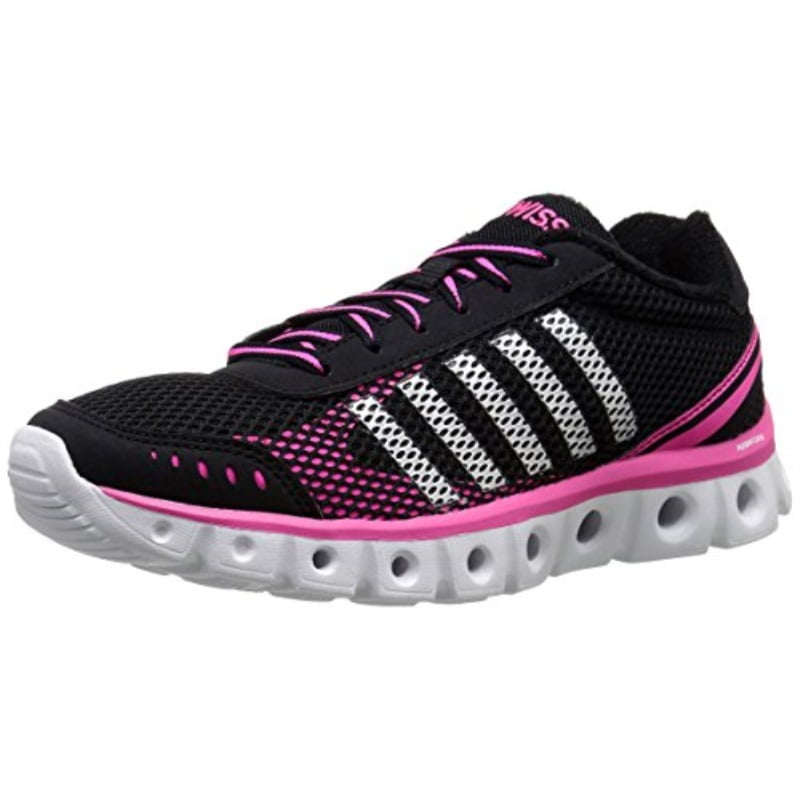 black and pink k swiss shoes