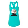 thumbnail image 2 of Wild Bobby, Hip Marilyn Monroe Portrait Classic Beauty Pose, Famous People, Women Racerback Tank Top, Tahiti Blue, Small, 2 of 4