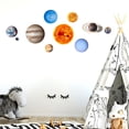 thumbnail image 3 of ziyahi PVC Wall Sticker Luminous Wall Sticker 9 Planet Solar System Wall Stickers Planetary Sticker Easy to Use Wall Decorations Set for Home Bedroom Living Room Office, 3 of 9