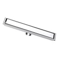 thumbnail image 4 of Linear Shower Drain With Tile Insert Grate For Hair Strainer  With Leveling Feet Stainless Steel Rectangle Shower Floor Drain For Bath, 4 of 8