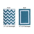 thumbnail image 4 of Better Trends Pegasus Polyester 17" x 24" Bath Mat Rug - Aqua, 4 of 6
