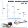 thumbnail image 2 of MEEYOGA Herramienta de Limpiador de Ventanas, Jalador para Vidrios Doméstico 5 en 1, Equipado con un Poste de Extensión y Cabezales de Cepillo de 5 Funciones, Adecuado para Limpiar Ventanas, Baños, 2 of 8