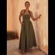 thumbnail image 4 of Vestidos de Verano para Mujer 2025, Estilo Halter, Maxivestido Elegante para Invitadas de Boda, Cóctel, Semiformal, para Fiestas de Verano Verde Oscuro L, 4 of 9