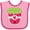 Pink and Fuchsia, variant on Inktastic Cute Kawaii Jelly Boys or Girls Baby Bib