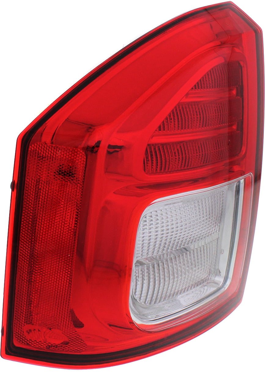 Tail Light Compatible With 2014-2017 Jeep Compass Left Driver With bulb(s)