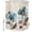 Teal Brown, variant on Eucalyptus Leaves Shower Curtains for Bathroom, Spring Botanical Pastoral Watercolor Waterproof Fabric Shower Curtain, Decorative Bathroom Curtain for Bathtub, 72"x78" , No Hooks Included