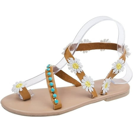 

Travel Slippers for Women Comfortable Slip on Flip Flops for Women Beach Vintage Pluse Size Summer Mules Shoes
