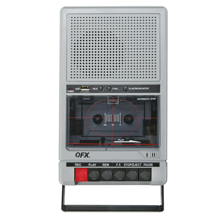Qfx Classic Cassette Recorder Meets Today's Technology - Now with Bluetooth!