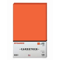 Orbit Orange 8.5 x 14" Cardstock Paper - Legal/Menu Size - for Cards and Stationery Printing | Medium weight 65 LB (175 gsm) Cover Card Stock | 100 Sheets Per Pack