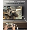 thumbnail image 2 of USB C to HDMI Adapter 4K@60Hz, Apple MFi Certified USB Type-C Digital AV HDMI Female Converter for Apple iPhone 15 Pro/Max, MacBook Pro/Air, iPad Pro, iMac, Galaxy S23, Surface, XPS and More (Black), 2 of 7