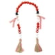 thumbnail image 2 of de Madera Navideñas Guirnalda Bor Rústicas con Cuerda de Madera Natural Decoración rojo Baoblaze Guirnalda de cuentas, 2 of 7