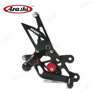 Arashi (Version 2.0) Adjustable Rearsets for YAMAHA FZ1 1000 2006 - 2016 / FZ8 800 2010 - 2013 Motorcycle Accessories Foot Pegs Footrests Black 2007 2008 2009 2011 2012 2014 2015