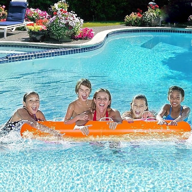 Water Floating Inflatable Pool Stick with Handle Inflatable Pool Float Swim Toy for Water Sports and Bathing Activities 150cm