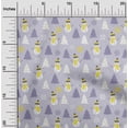thumbnail image 2 of oneOone Cotton Cambric Light Purple Fabric Christmas Winter Theme Dress Material Fabric Print Fabric By The Yard 56 Inch Wide, 2 of 6