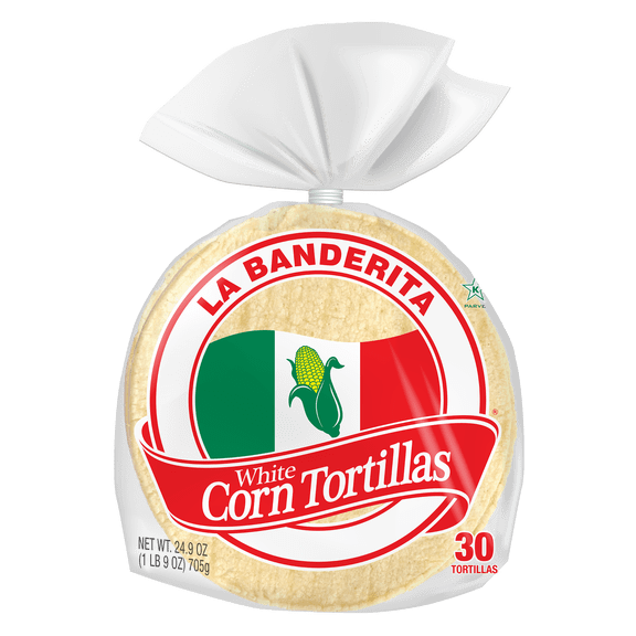 La Banderita Corn Tortillas, 24.9oz, 30 Count Bag