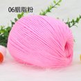 thumbnail image 1 of Nvzi Hilo fino y suave, ultrafino y liso, ropa de bebé, tejidos y manualidades intrincadas: fácil de tejer/crochet, perfecto para principiantes y expertos, hilo fino y suave de primera calidad, pinl, 1 of 5