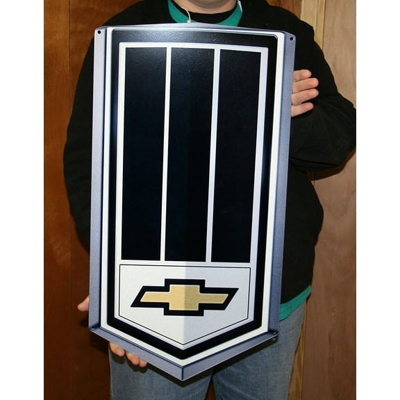 1979 Z28 Camaro Front Emblem Metal Wall Sign 24 x 13