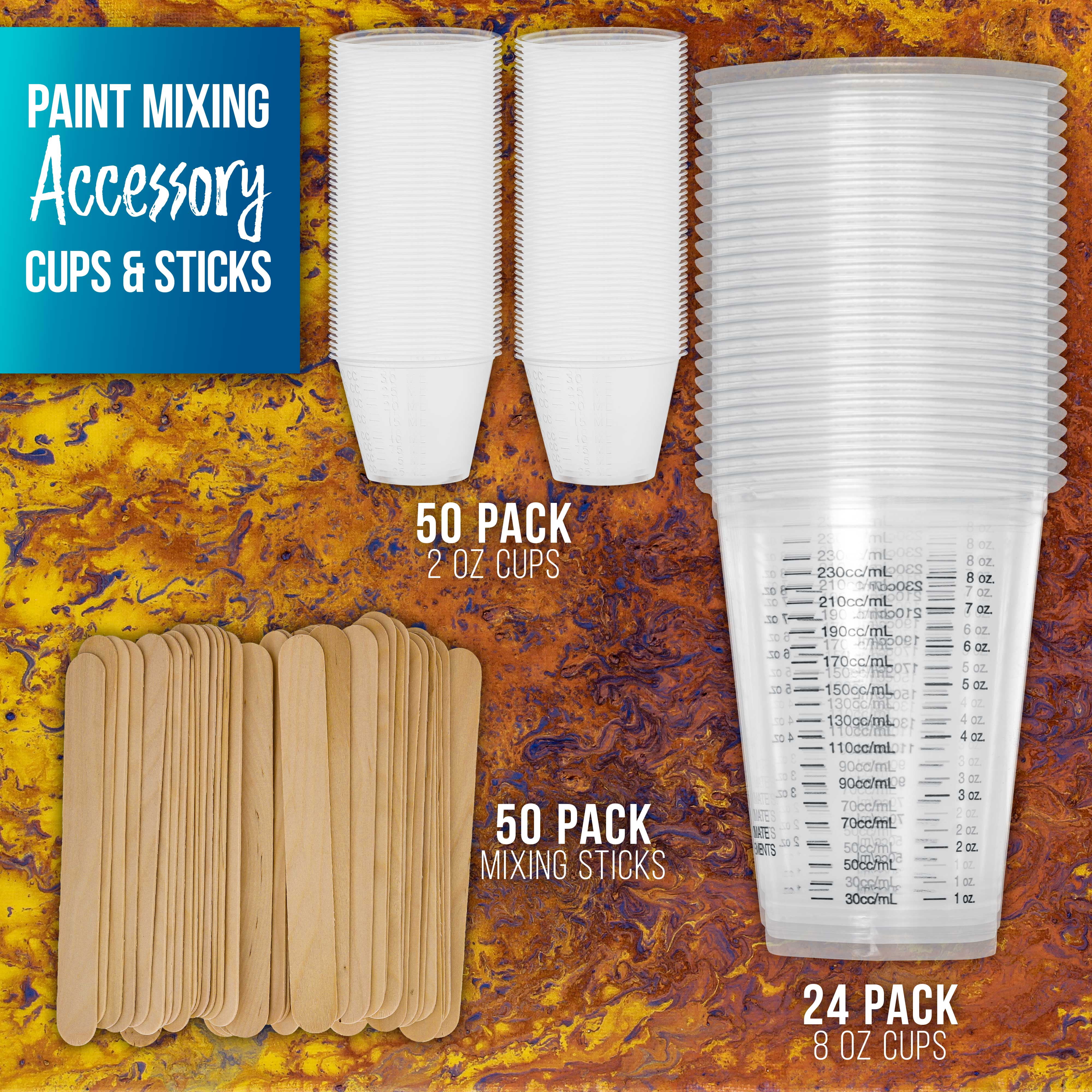 1 Quart Floetrol Additive Pouring Supply Paint Medium Deluxe Kit for Mixing, Stain, Epoxy, Resin