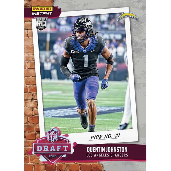 NFL 2023 Instant Draft Night Football    Quentin Johnston DN8 (Rookie Card)