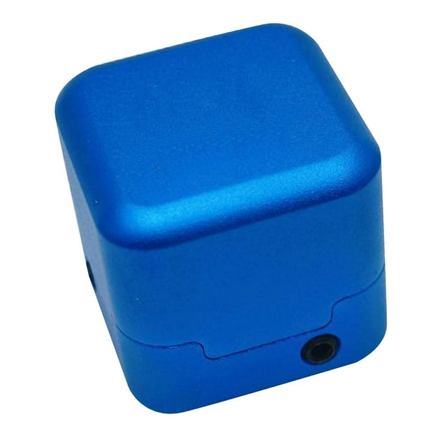 Colaxi Pool Chalk Holder Storage Box, Sturdy Practical Square Small Aluminum Alloy Billiard Chalk Carry Case, Billiards Accessories Blue