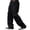 Black, variant on PADFRYBK Plus Size Wide-Leg Pants For Men Workwear Casual Loose Pants Solid Color Sweatpants Cargo Sweatpants