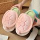 thumbnail image 1 of Pantuflas de algodón con forma de tortuga para mujer, divertidas y creativas, de estilo kawaii, para invierno, 2024, nuevas, suaves, cálidas y cómodas, para el hogar, 1 of 5
